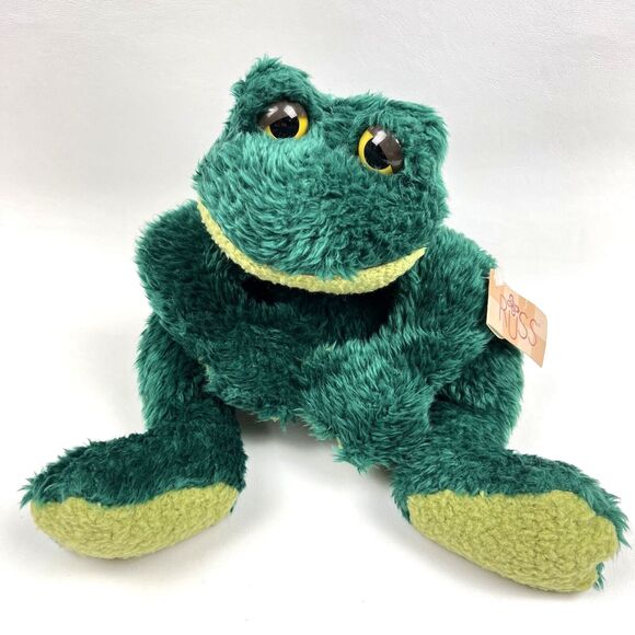 RUSS Fleegle Frog Plush VTG Stuffed Animal HeartCraft Collection Item 3252 Tags - Picture 1 of 13